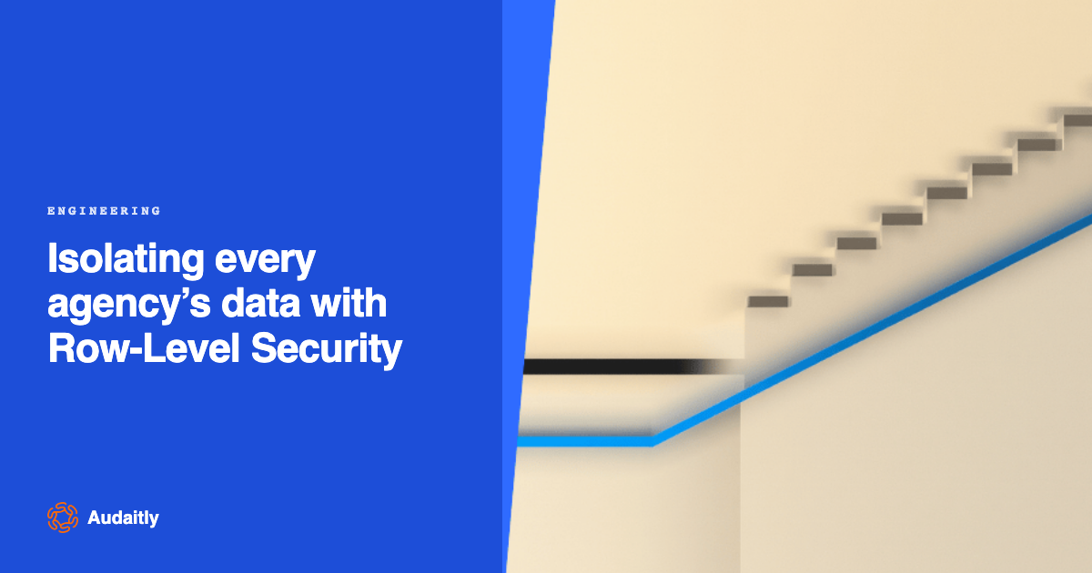 Isolating every agency data with Row-Level Security: cover card